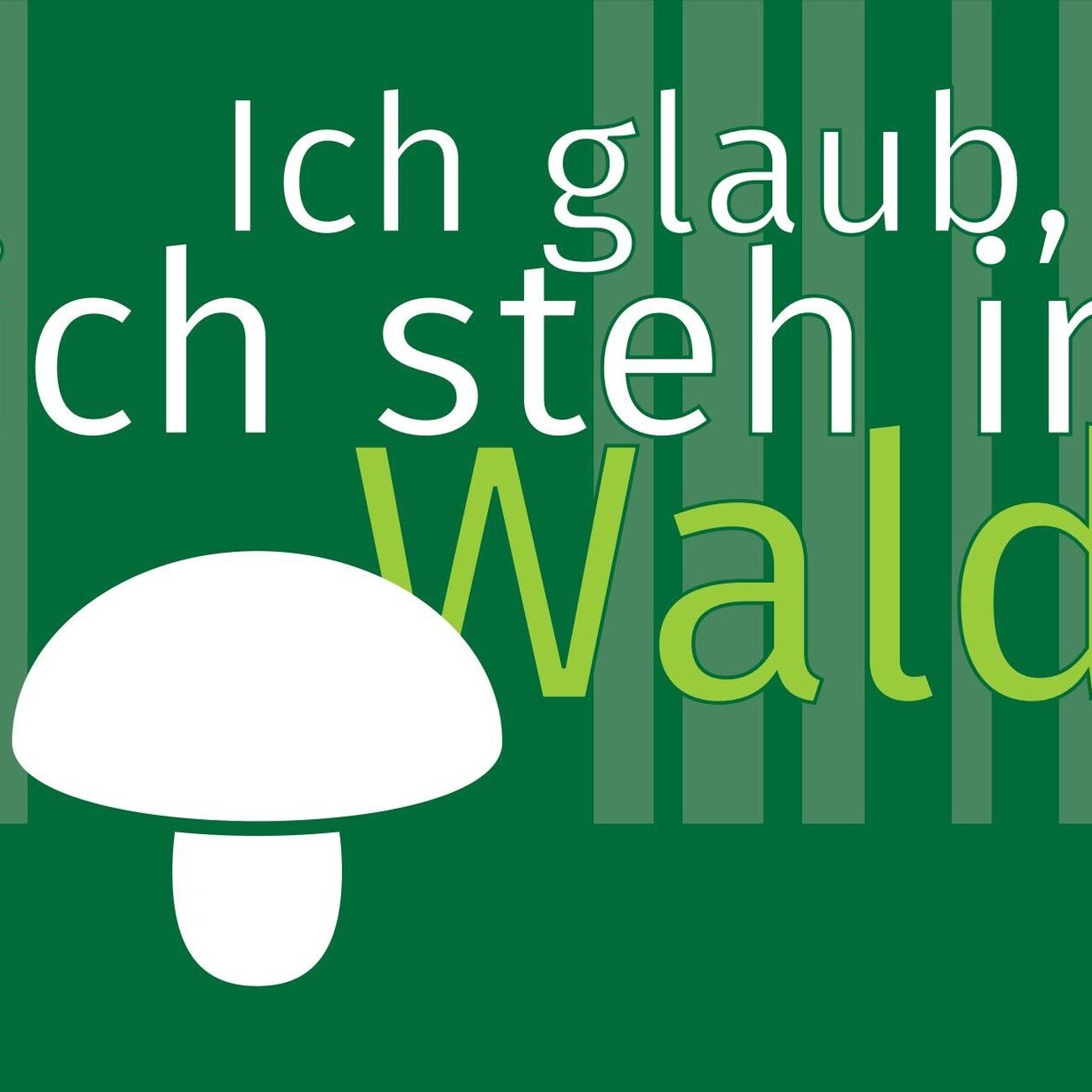 Into the Woods: Illustration mit Text 